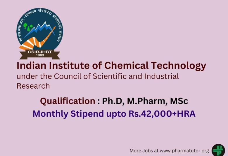 Recruitment in Indian Institute of Chemical Technology