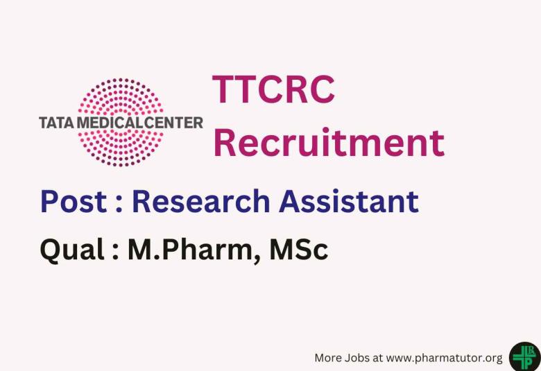 Vacancy for Research Assistant at Tata Translational Cancer Research Centre
