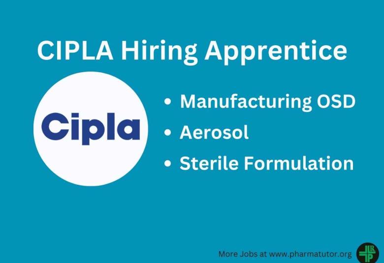 Walk in Drive for Apprentice at Cipla