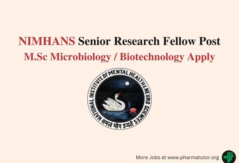 Application for Senior Research Fellow for ICMR project at NIMHANS