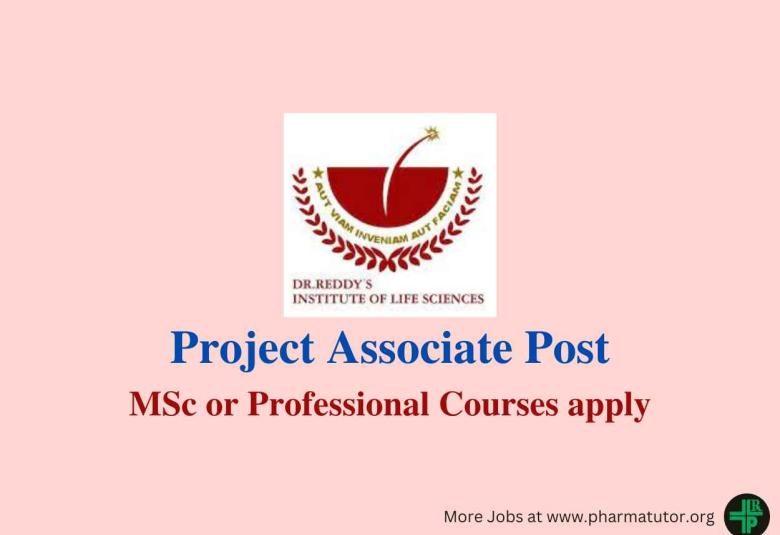 Applications are invited for Project Associate at DRILS