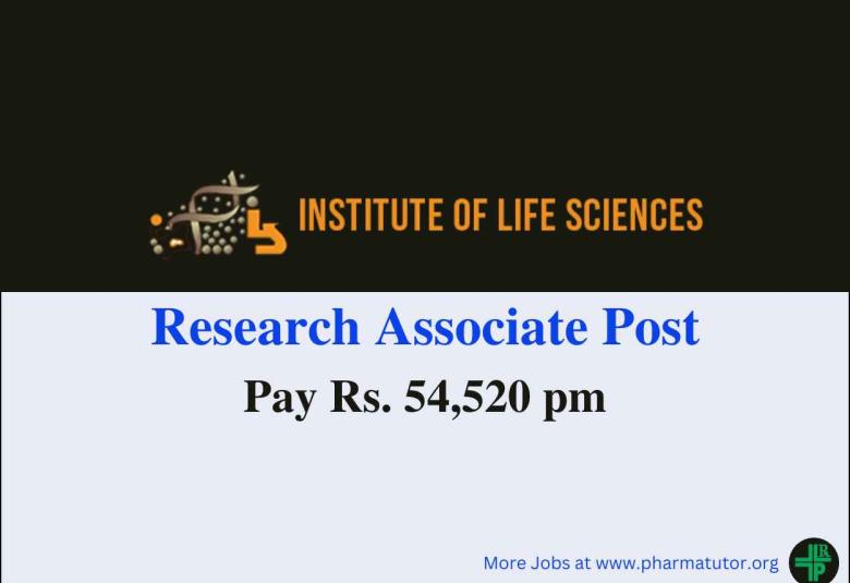 Career for Research Associate at Institute of Life Sciences