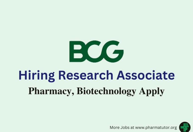 Hiring Research Associate at BCG