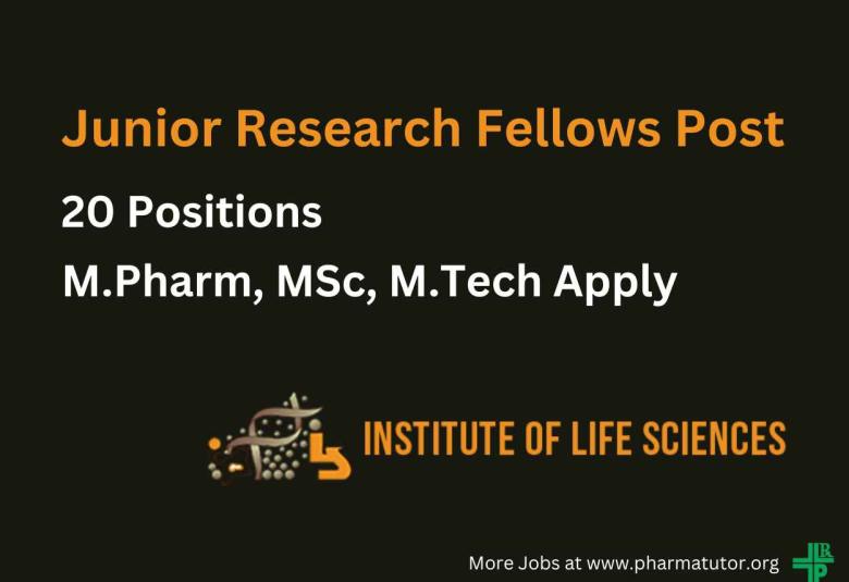Institute of Life Sciences invites applications for post of JRF