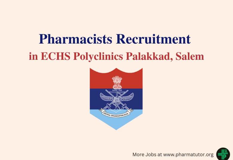 Job for Pharmacists in ECHS Polyclinics