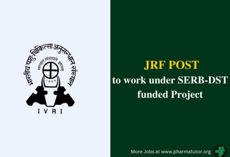 Vacancy for Junior Research Fellow at IVRI
