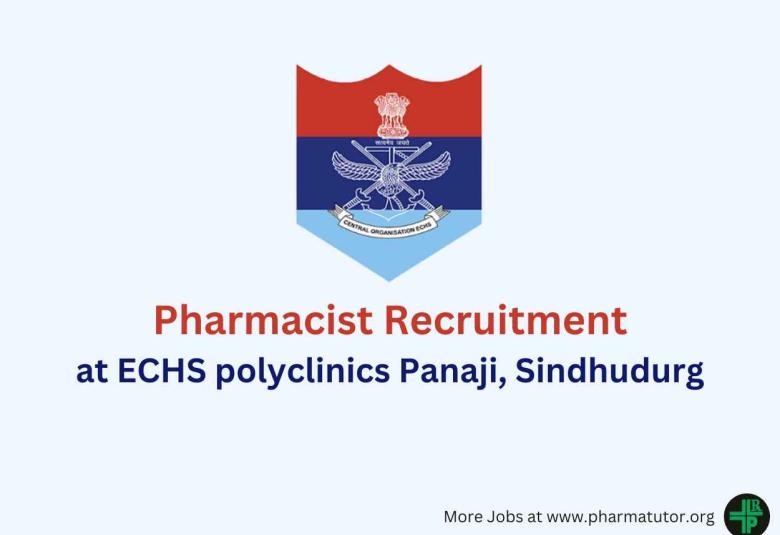 Vacancy for Pharmacist under Ministry of Defence