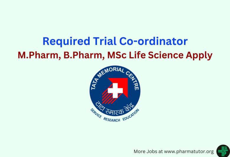 Walk in for M.Pharm, B.Pharm, MSc Life Science at Tata Memorial Hospital