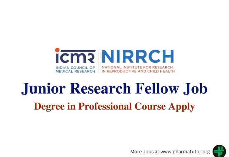 Applications are invited for Junior Research Fellow at NIRRCH