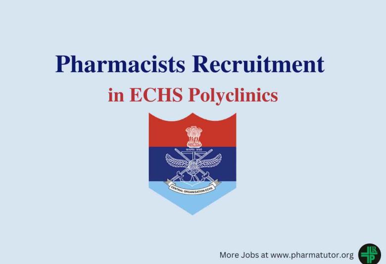 ECHS invites applications for Pharmacist
