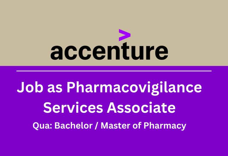 Job as Pharmacovigilance Services Associate at Accenture