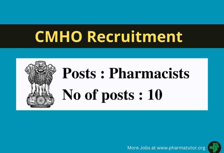 Openings for Pharmacists under Office of the CMHO