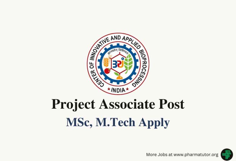 Vacancy for Project Associate at CIAB