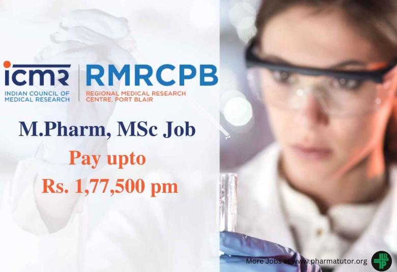 Work as Technical Officer at Regional Medical Research Centre