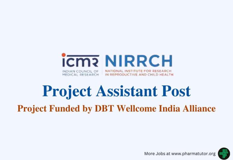 Applications are invited for Project Assistant at NIRRCH
