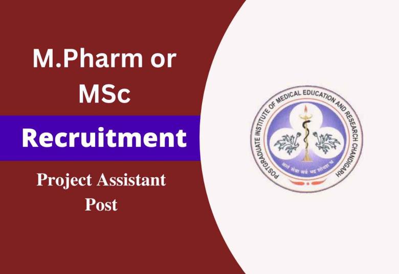Applications are invited for Project Assistant at PGIMER