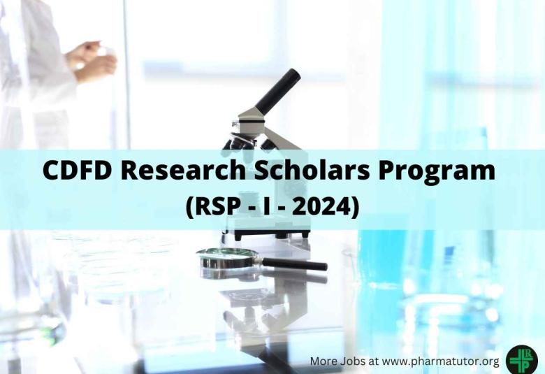 CDFD Research Scholars Program