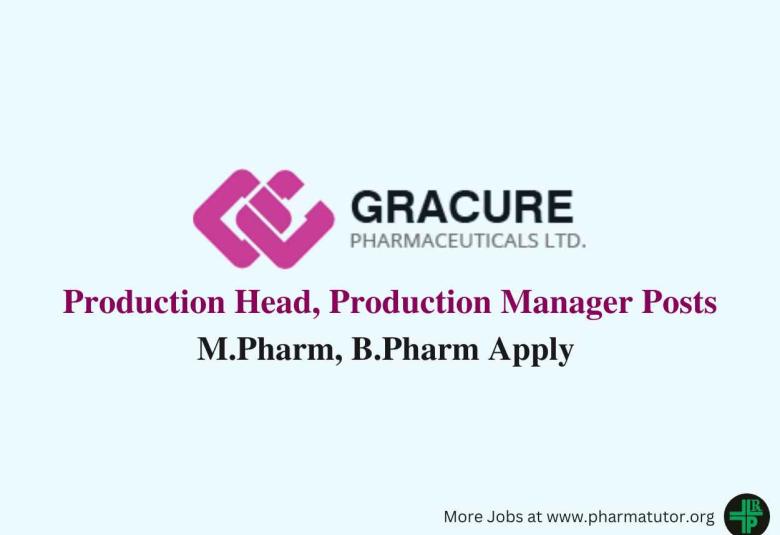 Granules India Looking for Production Head, Production Manager