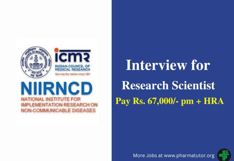 Interview for Research Scientist at NIIRNCD