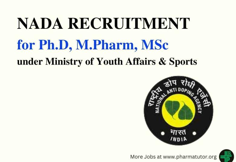 NADA Hiring pharma candidates