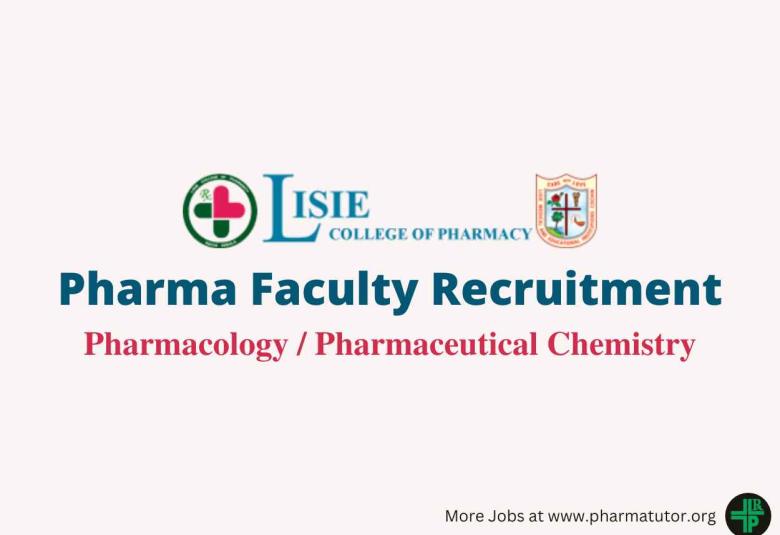 Pharmacology/ Pharmaceutical Chemistry Faculty wanted in Lisie College of Pharmacy