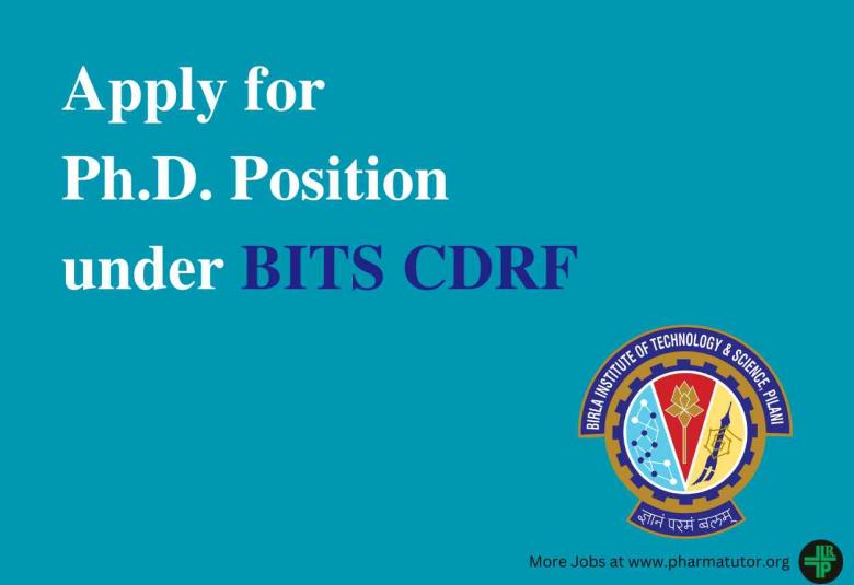 Ph.D. Position under BITS CDRF