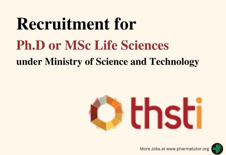 THSTI Life Sciences Recruitment