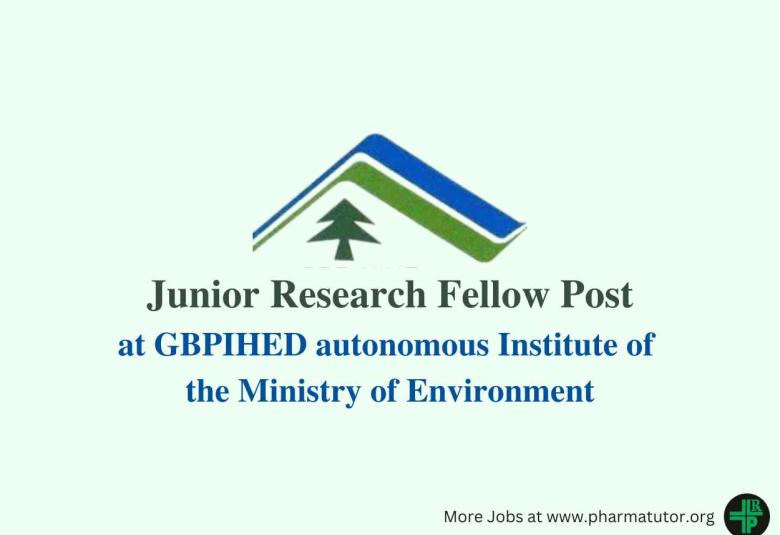 Applications are invited for post of Junior Research Fellow at GBPIHED