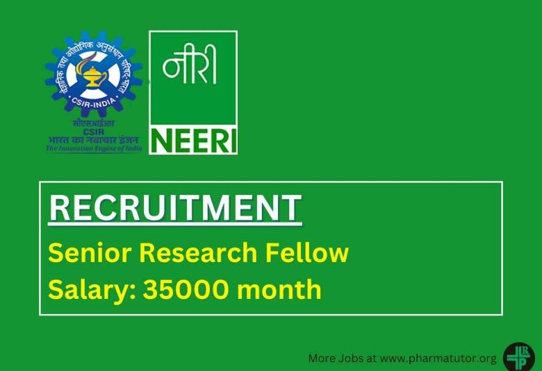 Job as Project Senior Research Fellow at NEERI