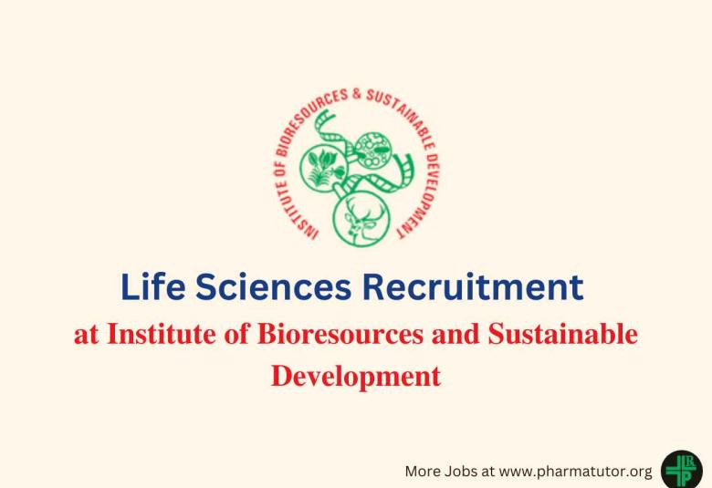 Life Sciences Recruitment at Institute of Bioresources and Sustainable Development