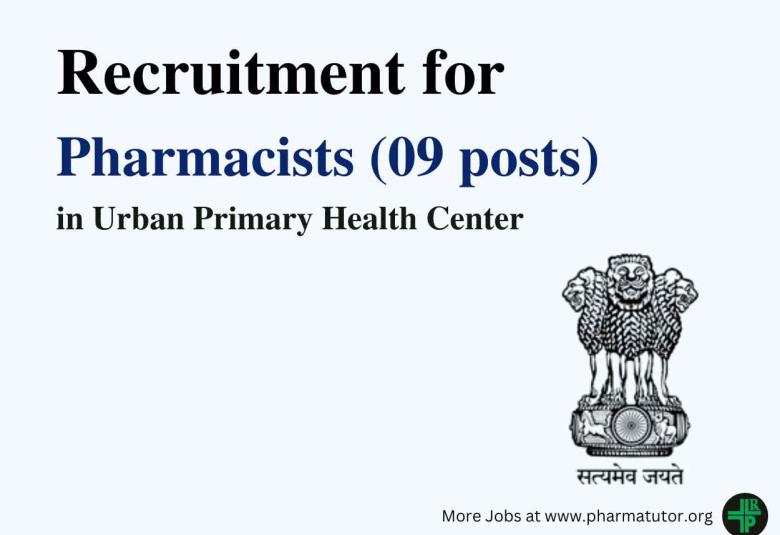 Recruitment of Pharmacists in Urban Primary Health Center