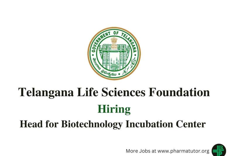 TLSF Hiring Head for Biotechnology Incubation Center