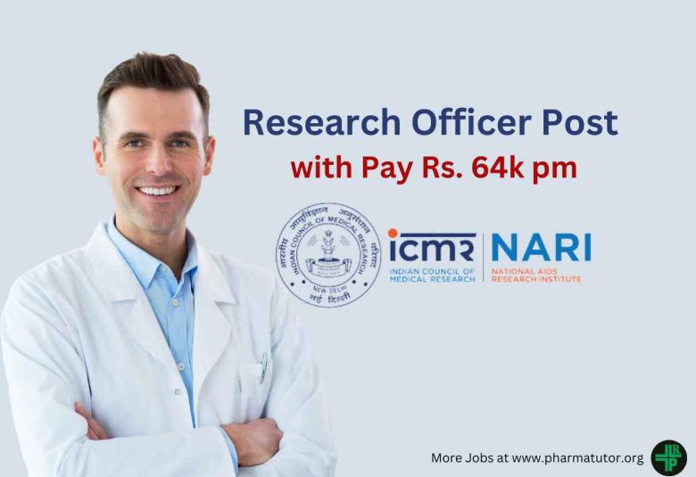 Apply Online for Research Officer Post at National AIDS Research Institute