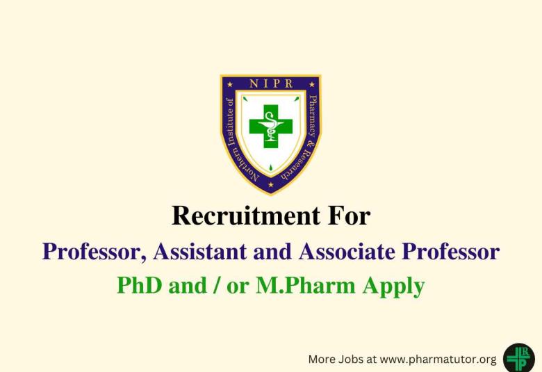 Northern Institute of Pharmacy & Research looking for Professor, Assistant and Associate Professor