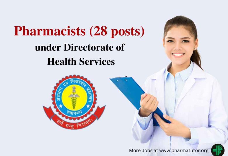 Job openings for Pharmacists under Directorate of Health Services