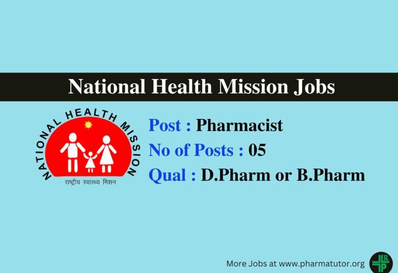 Jobs for Pharmacists at District Health Society