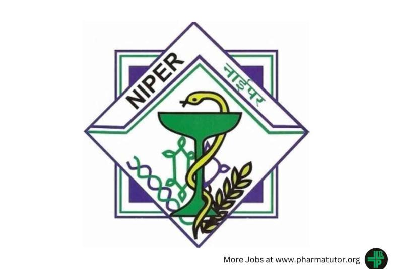 Opening for JRF at NIPER - MPharm or MS Pharma