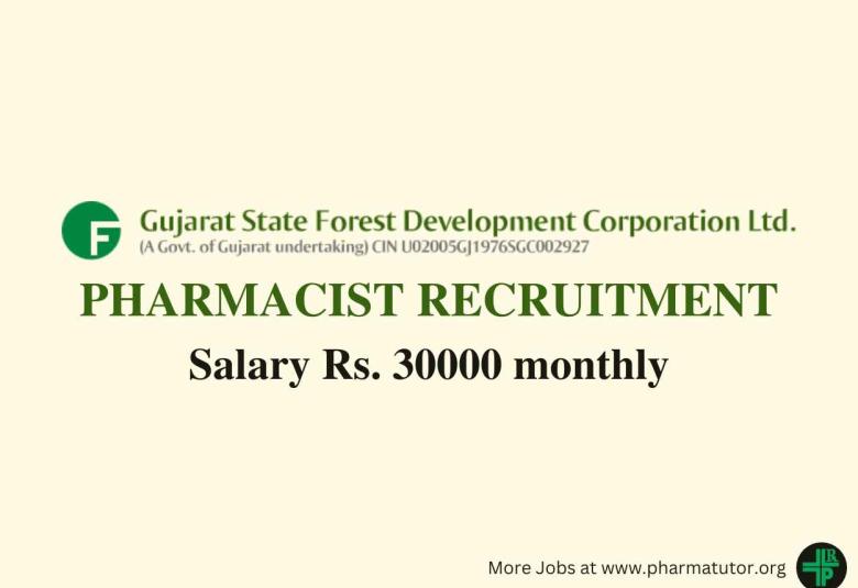 Opportunity for Pharmacist to Join GSFDC