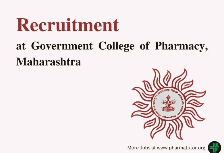 Recruitment at Government College of Pharmacy