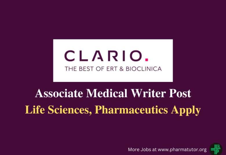 Work as Associate Medical Writer at Clario Clinical
