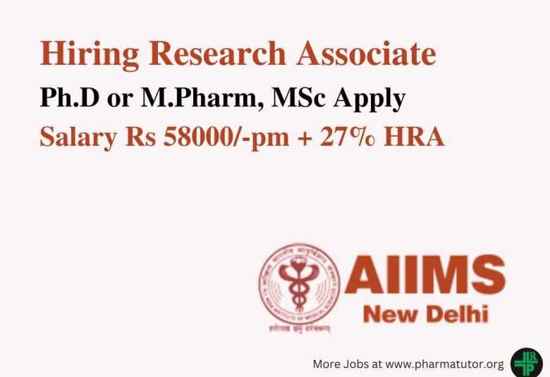 AIIMS Hiring Research Associate