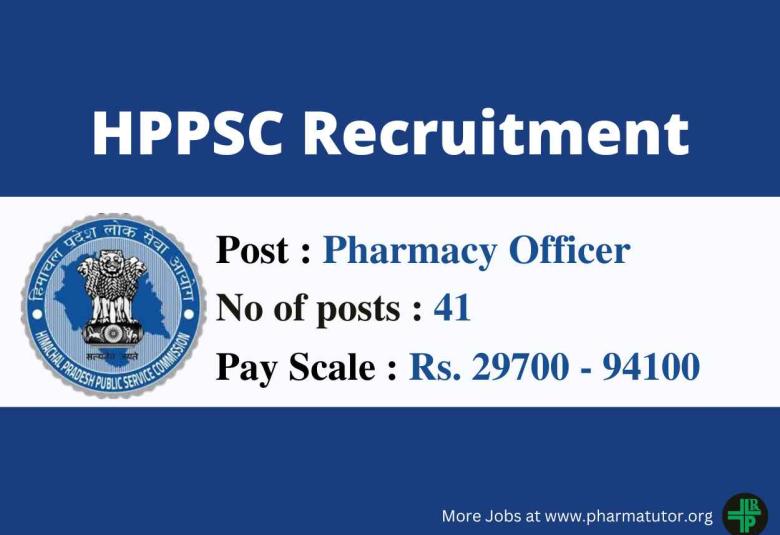Apply Online for Pharmacy Officer post under Public Service Commission