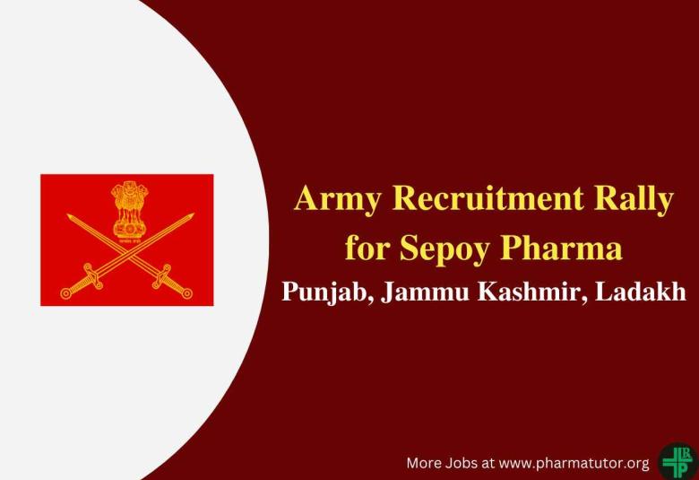 Army Recruitment Rally for Sepoy Pharma