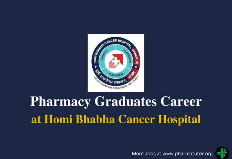 Interview for Pharmacy Graduates at Homi Bhabha Cancer Hospital