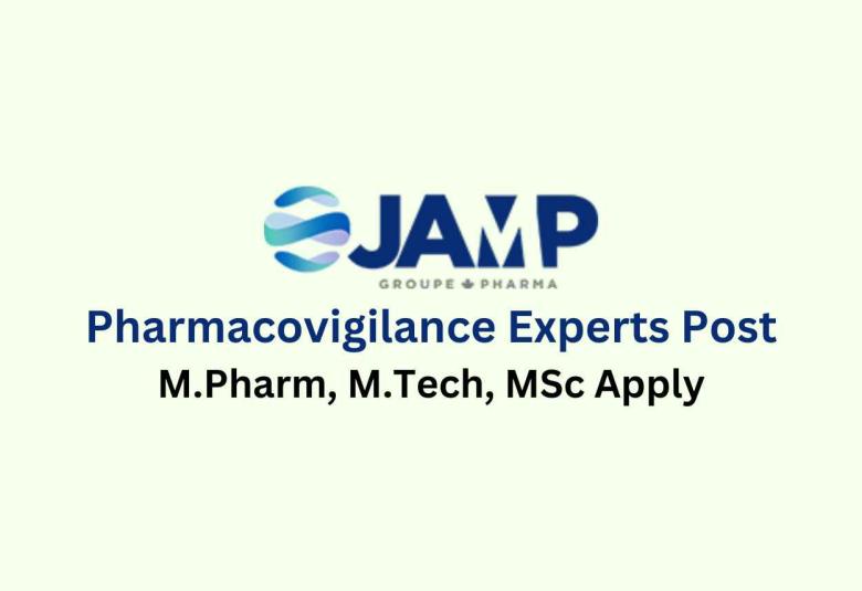JAMP group Inviting proficient Pharmacovigilance experts