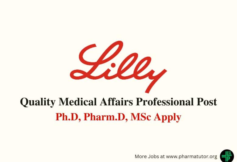 Lilly looking for Quality Medical Affairs Professional