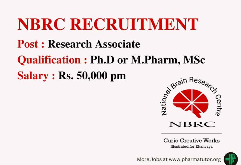 NBRC Hiring Research Associate