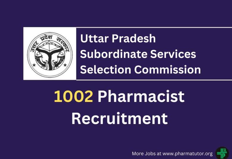 Pharmacist Recruitment under Subordinate Services Selection Commission