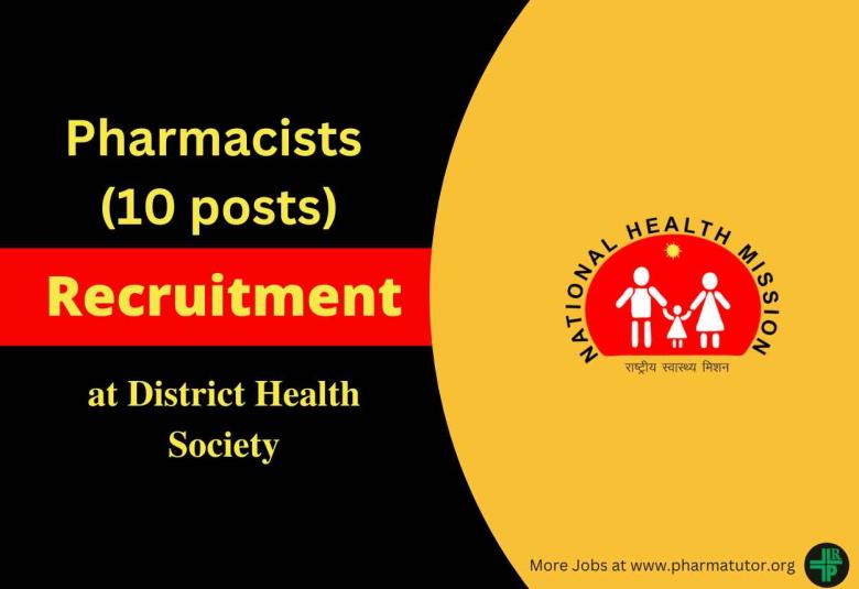 Recruitment for Pharmacists at District Health Society