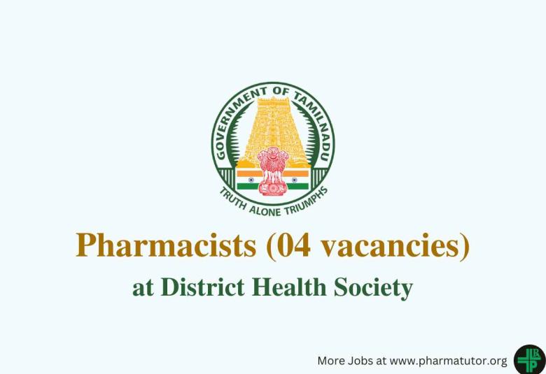 Recruitment for Pharmacists at District Health Society